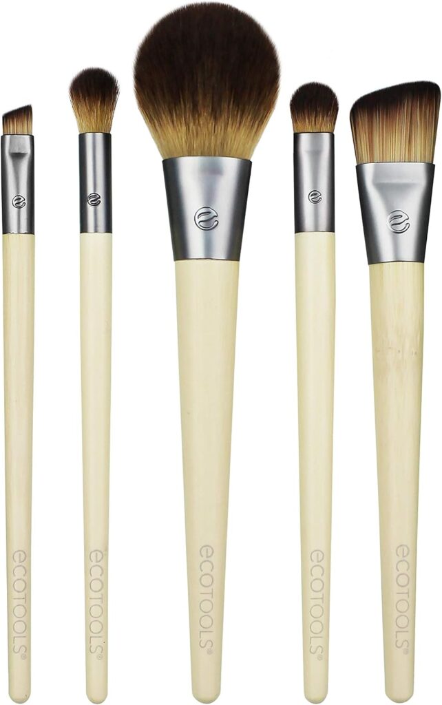EcoTools Start the Day Beautifully cruelty-free makeup brush set with bamboo handles